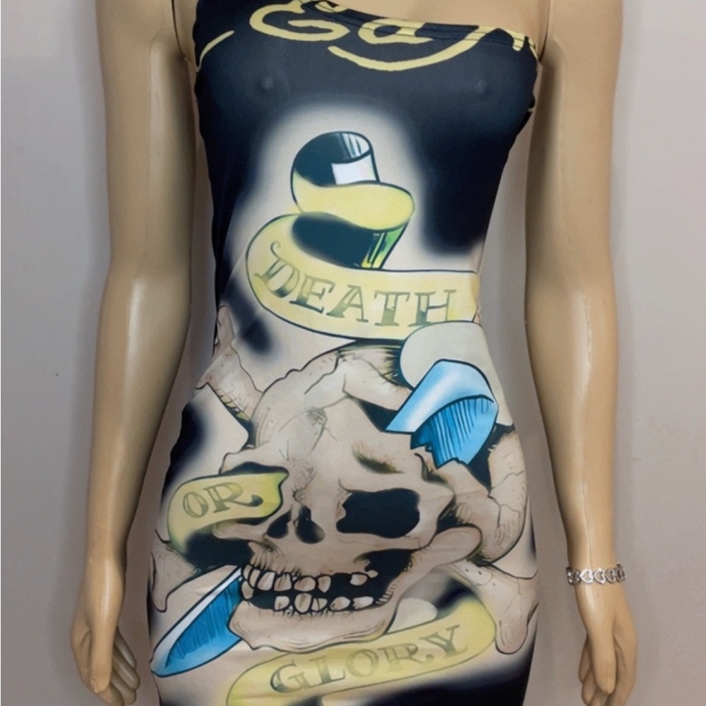 Ed Hardy Black Mini Dress
